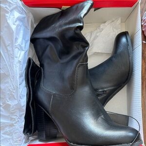 Style & Co. Black Heeled Boots